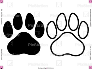 dog paw print, clip art paw prints, paw print svg, dog footprint, dog paw tattoo