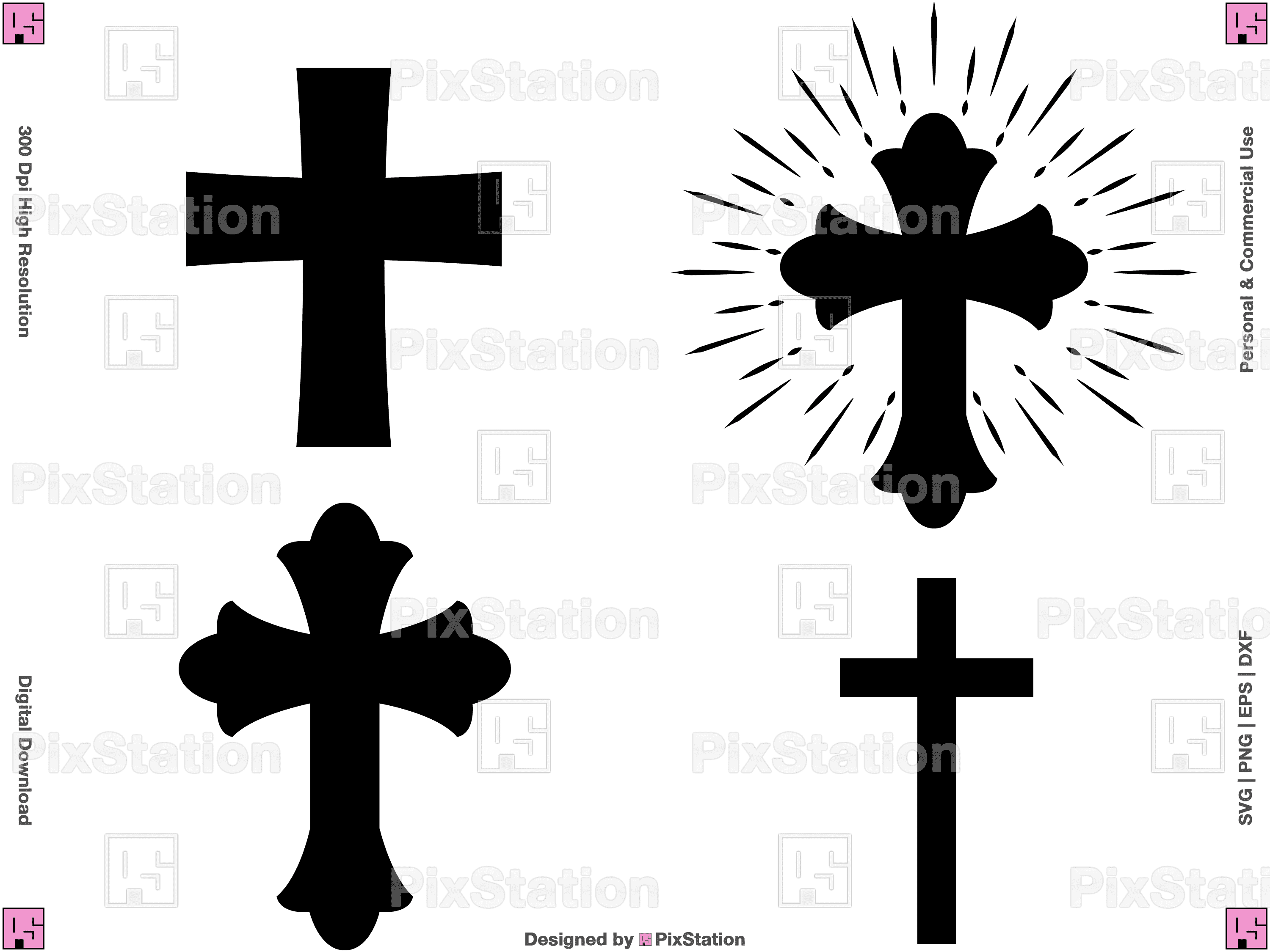 Christian Cross Svg, Jesus Cross Svg, Faith Cross. Vector Cut File
