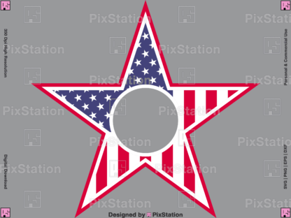 american flag star monogram svg , star monogram svg, patriotic star svg, usa star svg, 4th of july svg