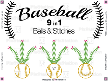 baseball ball svg, baseball balls clipart, baseball stitches svg, softball laces svg, baseball svg for canva cricut and silhouette
