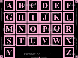 Pink Alphabet Blocks Svg, Building Blocks Alphabet Svg, Block Letters Svg, ABC Blocks Svg, Alphabet Blocks, Baby Blocks Svg, Letter Blocks Svg